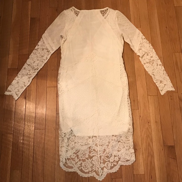 H&M White Lace High Low Dress - Picture 7 of 8
